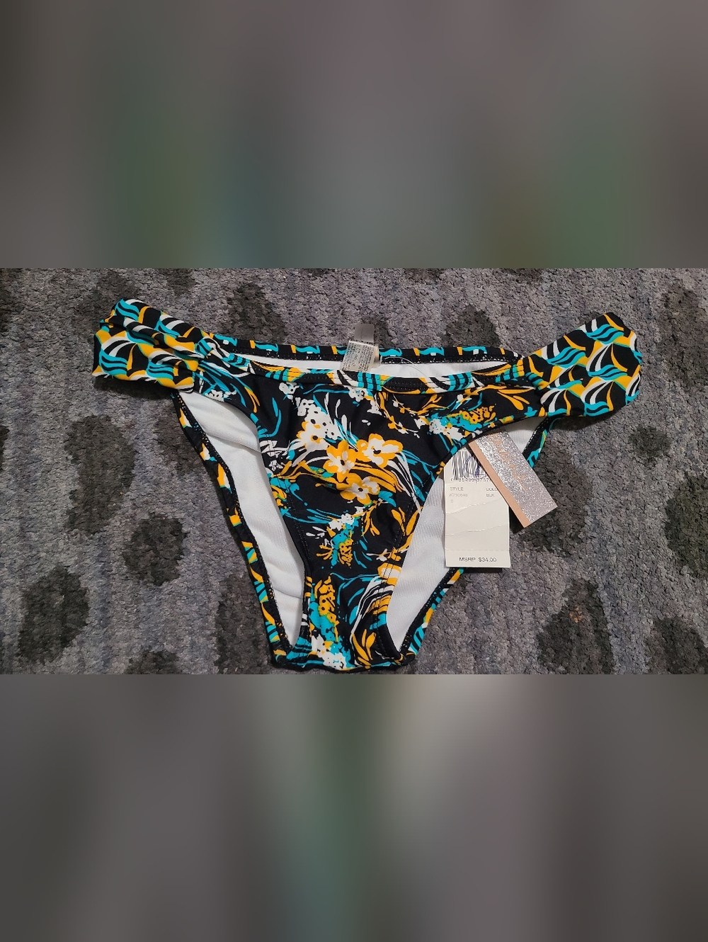 NWT Raisins Floral Bikini Bottoms sz S